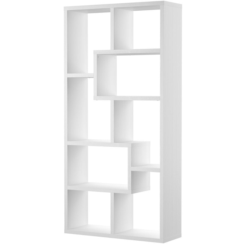 Mercury Row® Chrysanthos Geometric Bookcase & Reviews Wayfair